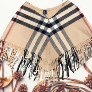 Kids Burberry Poncho One-size